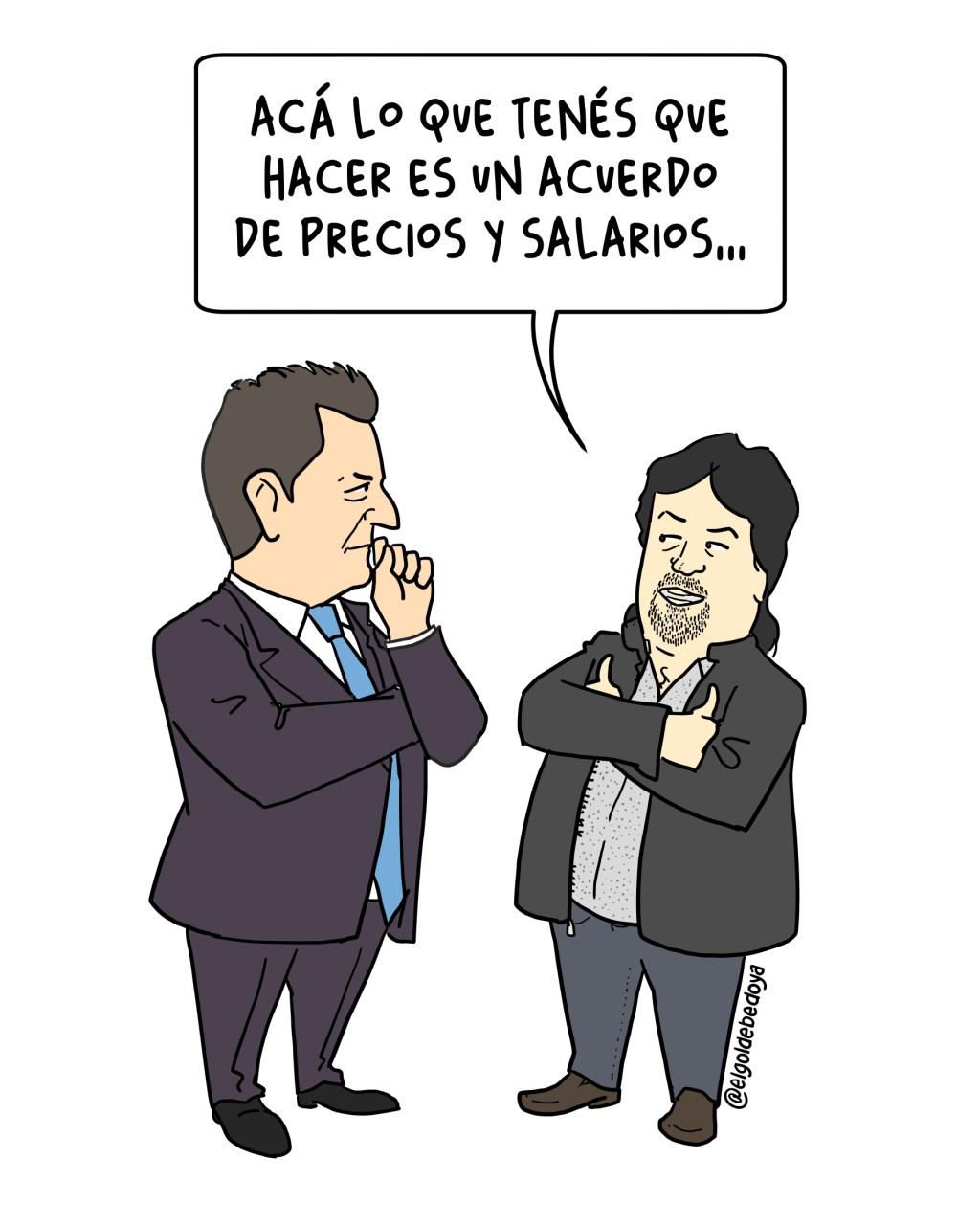 para la tribuna