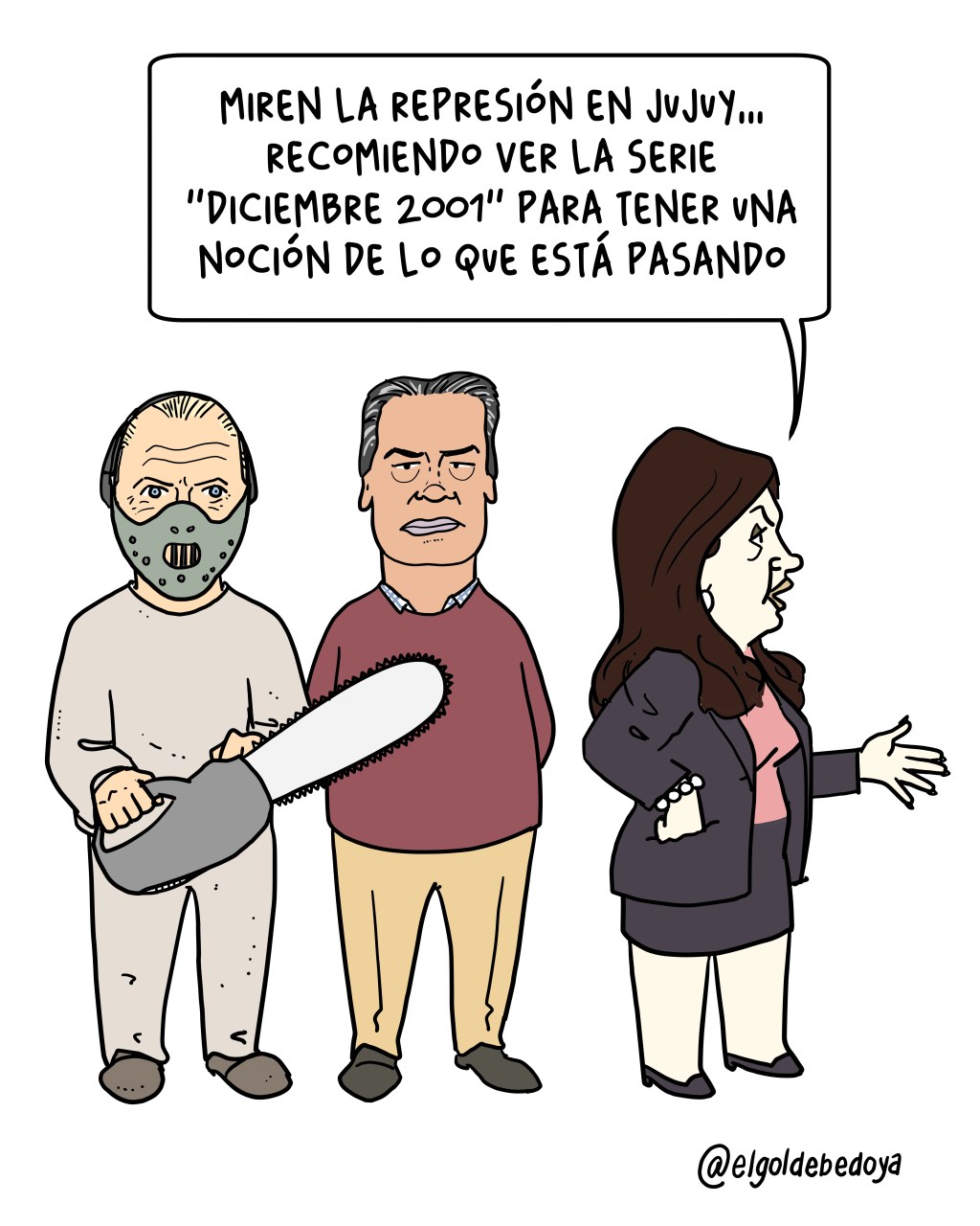 el silencio de la&nbsp;vicepresidente